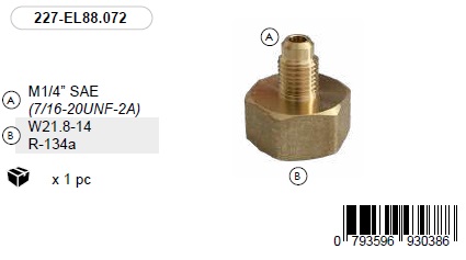Ballooniadapter R134a